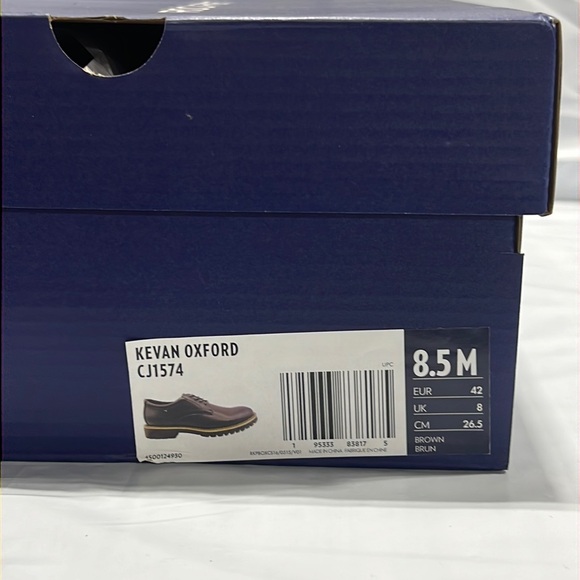 NIB - Rockport Men’s Kevan Oxfords Shoes, Brown CJ1574 - Size 8.5 - Picture 11 of 12